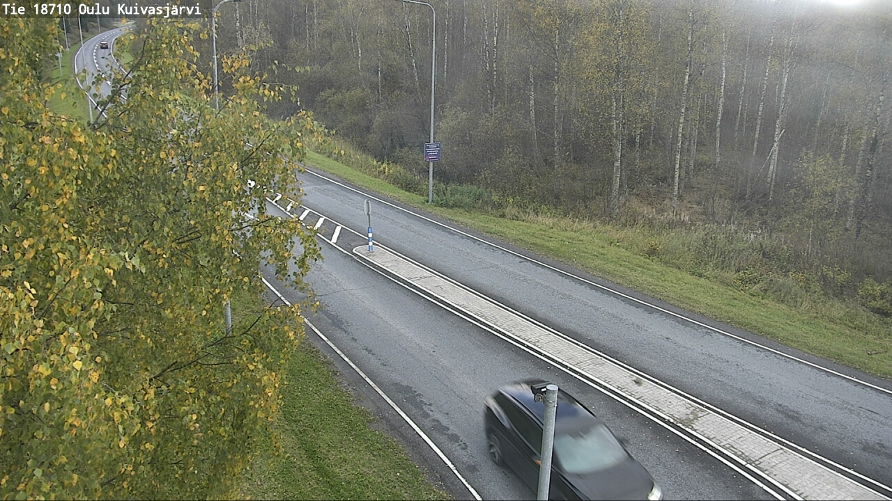Weather Camera Image road 18710 Oulu Kuivasjärvi, Oulu, Pohjois-Pohjanmaa