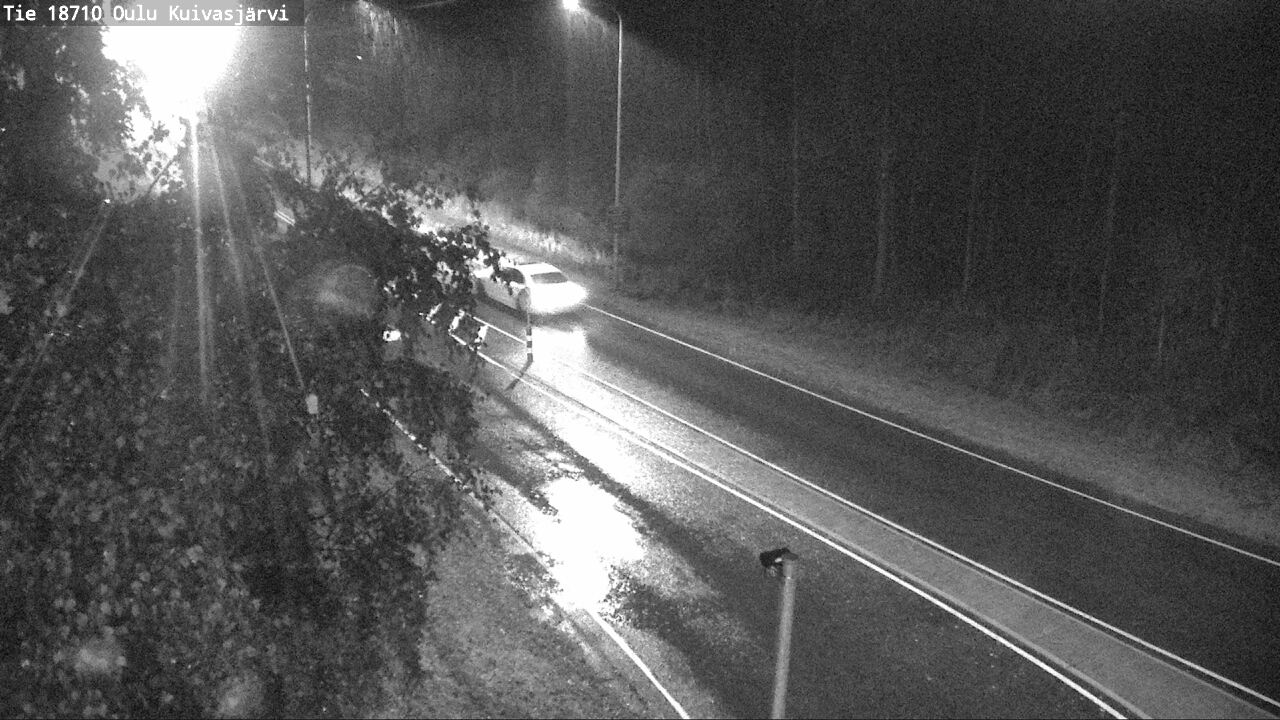 Weather Camera Image road 18710 Oulu Kuivasjärvi, Oulu, Pohjois-Pohjanmaa
