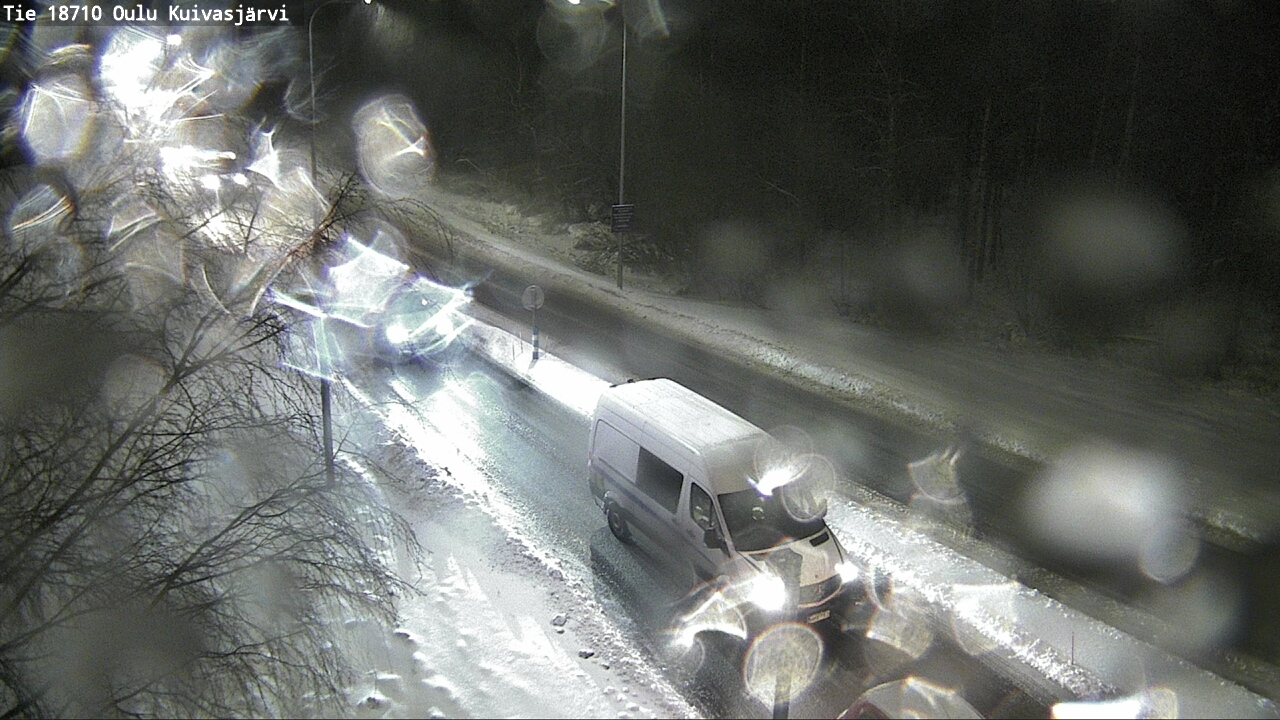 Weather Camera Image road 18710 Oulu Kuivasjärvi, Oulu, Pohjois-Pohjanmaa
