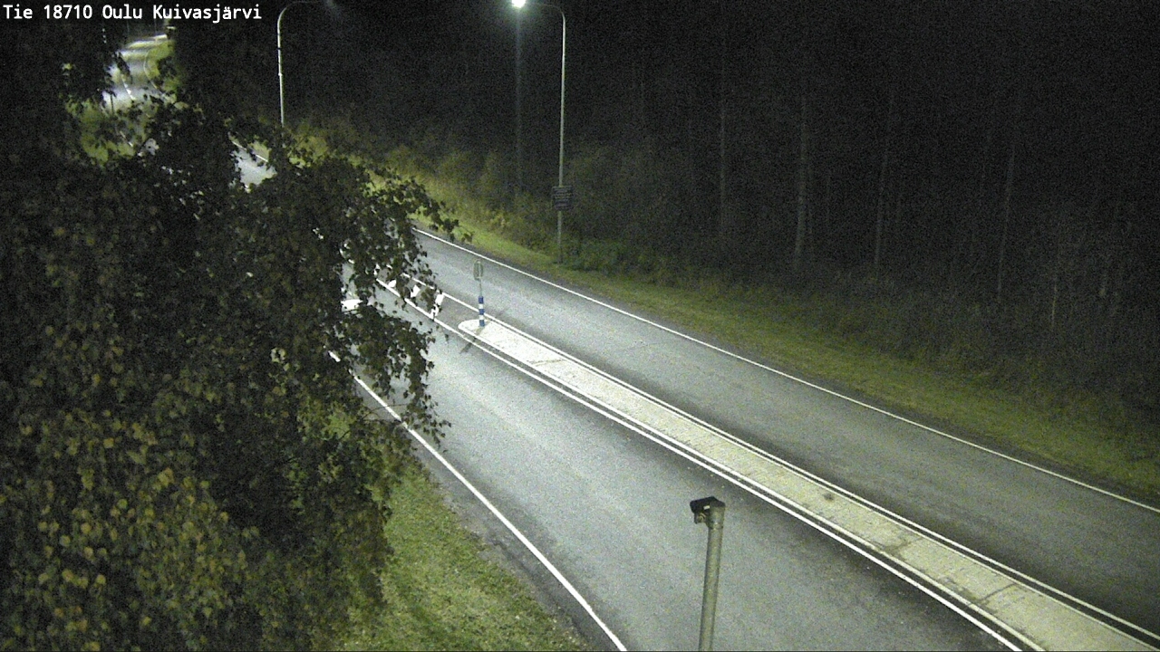Weather Camera Image road 18710 Oulu Kuivasjärvi, Oulu, Pohjois-Pohjanmaa