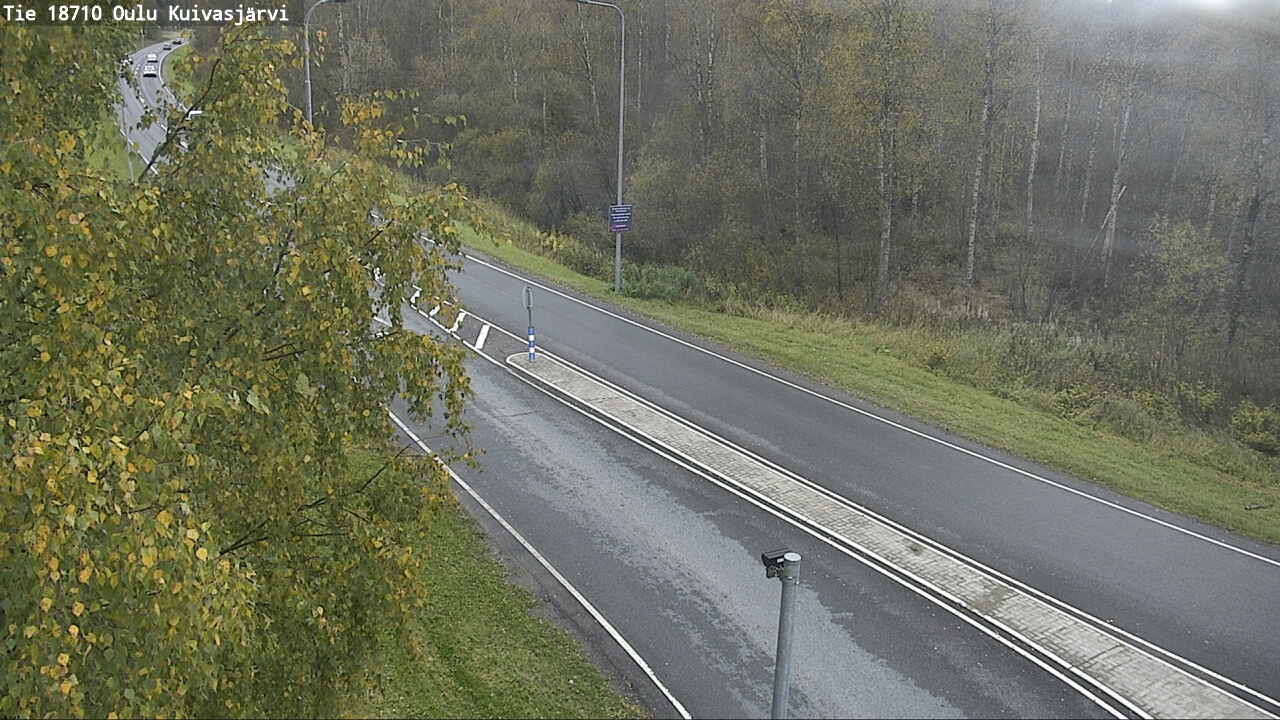 Weather Camera Image road 18710 Oulu Kuivasjärvi, Oulu, Pohjois-Pohjanmaa