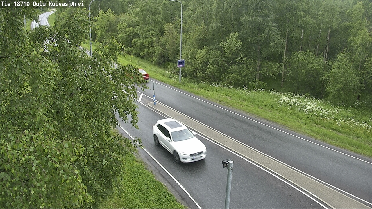 Weather Camera Image road 18710 Oulu Kuivasjärvi, Oulu, Pohjois-Pohjanmaa