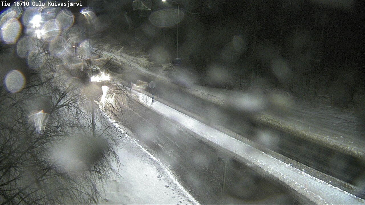 Weather Camera Image road 18710 Oulu Kuivasjärvi, Oulu, Pohjois-Pohjanmaa