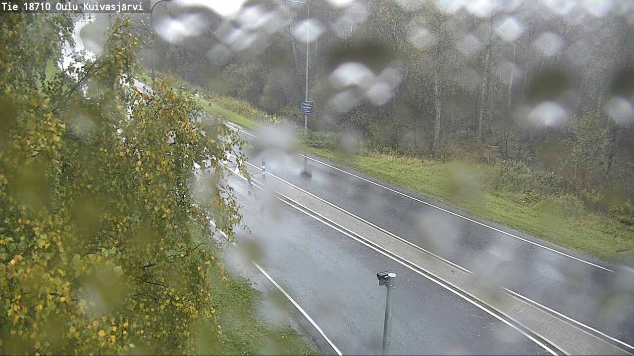 Weather Camera Image road 18710 Oulu Kuivasjärvi, Oulu, Pohjois-Pohjanmaa