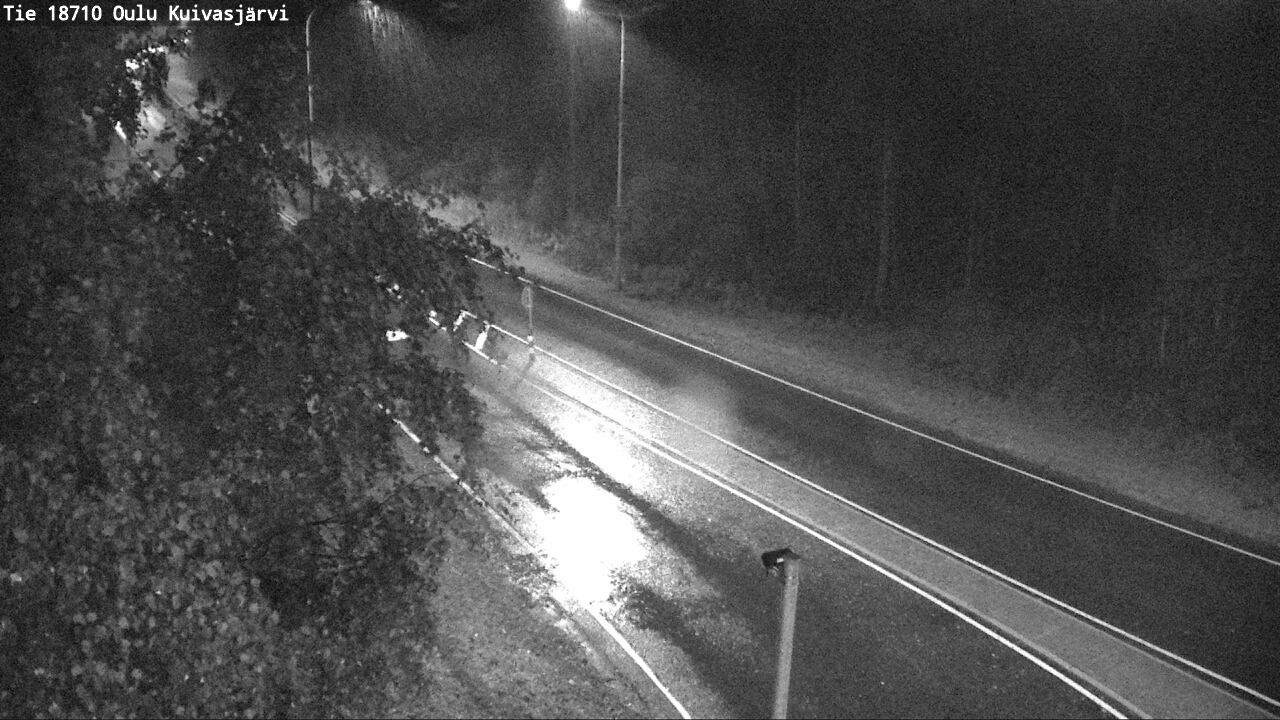 Weather Camera Image road 18710 Oulu Kuivasjärvi, Oulu, Pohjois-Pohjanmaa