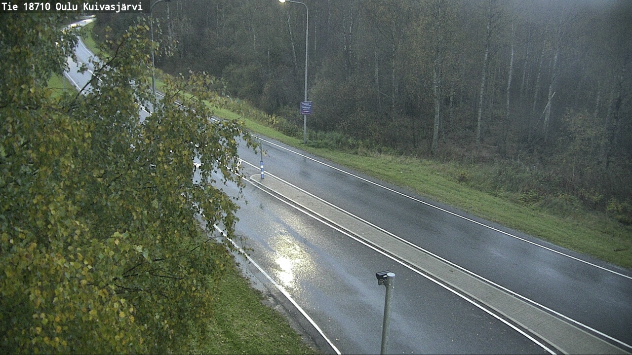 Weather Camera Image road 18710 Oulu Kuivasjärvi, Oulu, Pohjois-Pohjanmaa