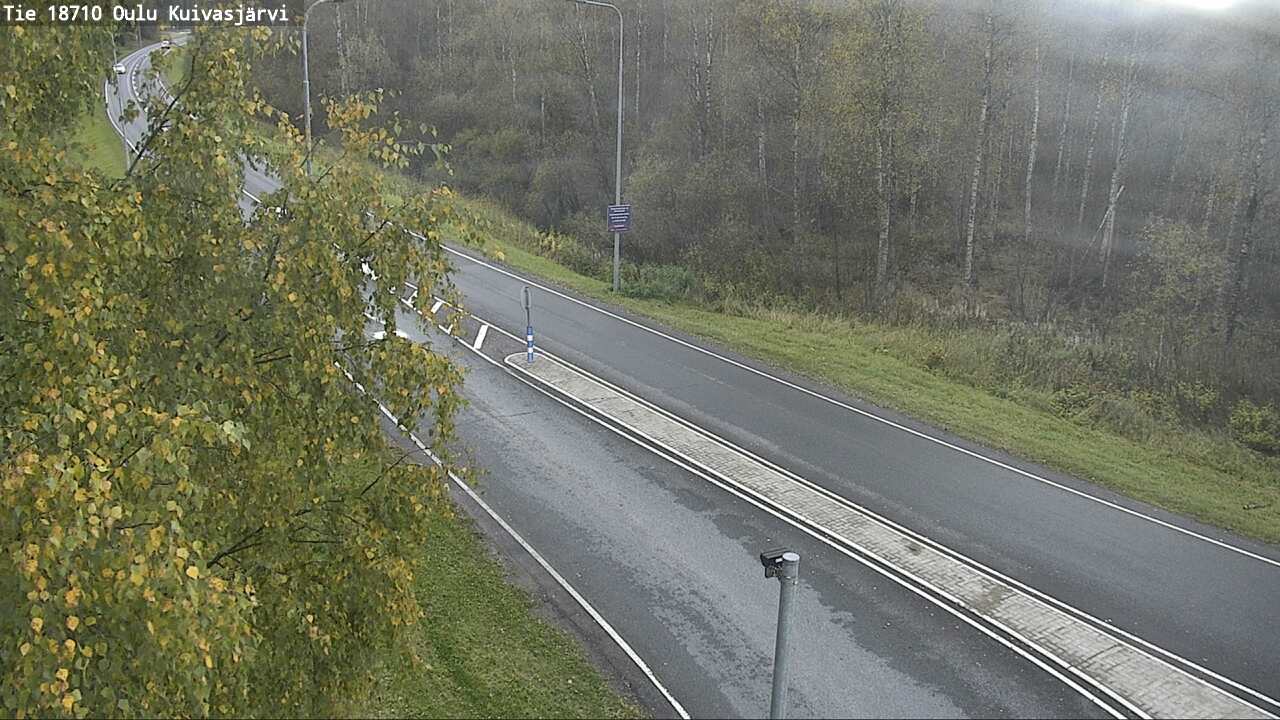 Weather Camera Image road 18710 Oulu Kuivasjärvi, Oulu, Pohjois-Pohjanmaa