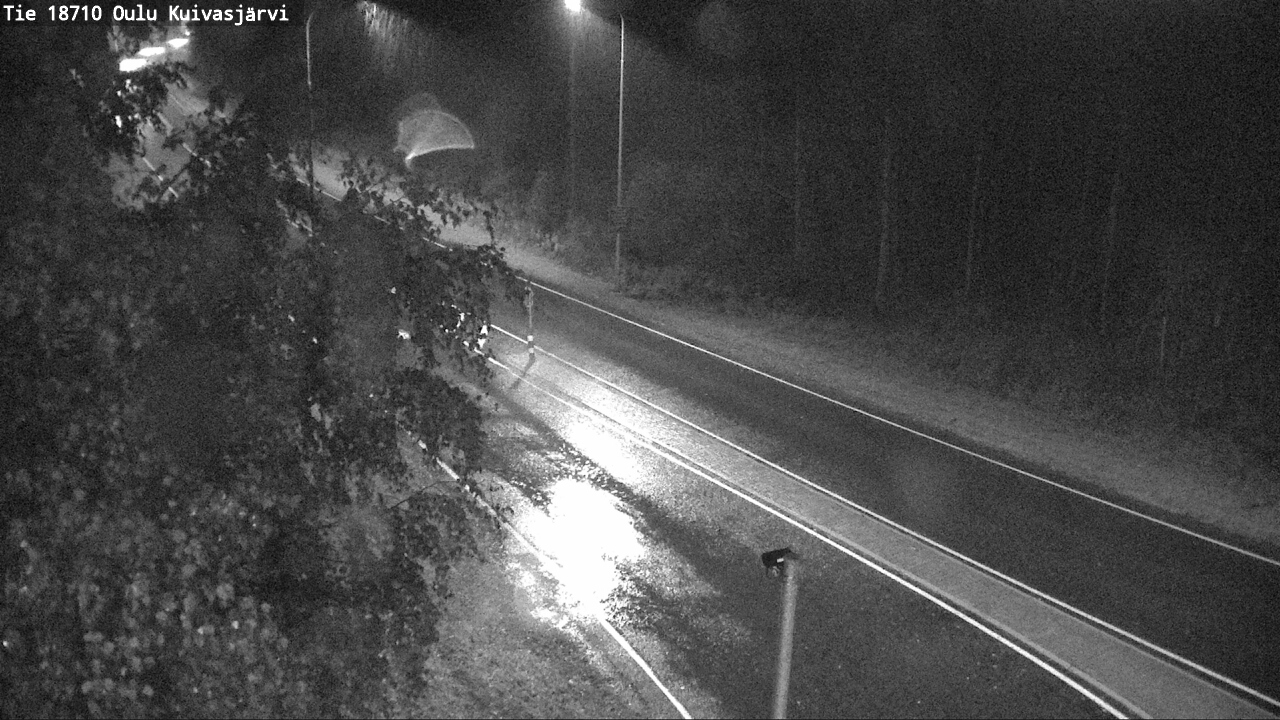 Weather Camera Image road 18710 Oulu Kuivasjärvi, Oulu, Pohjois-Pohjanmaa