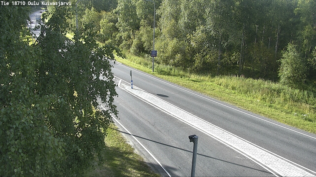 Weather Camera Image road 18710 Oulu Kuivasjärvi, Oulu, Pohjois-Pohjanmaa