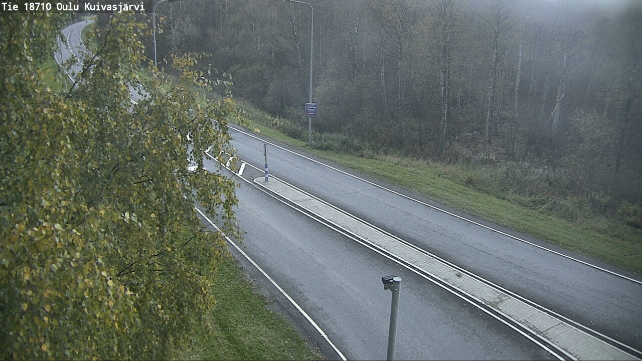 Weather Camera Image road 18710 Oulu Kuivasjärvi, Oulu, Pohjois-Pohjanmaa