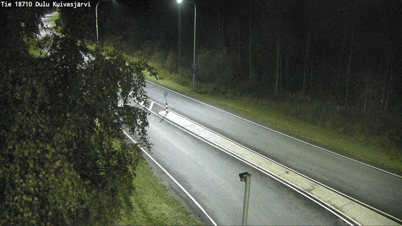 Weather Camera Image road 18710 Oulu Kuivasjärvi, Oulu, Pohjois-Pohjanmaa