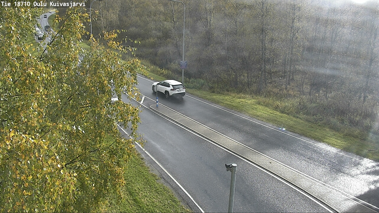 Weather Camera Image road 18710 Oulu Kuivasjärvi, Oulu, Pohjois-Pohjanmaa