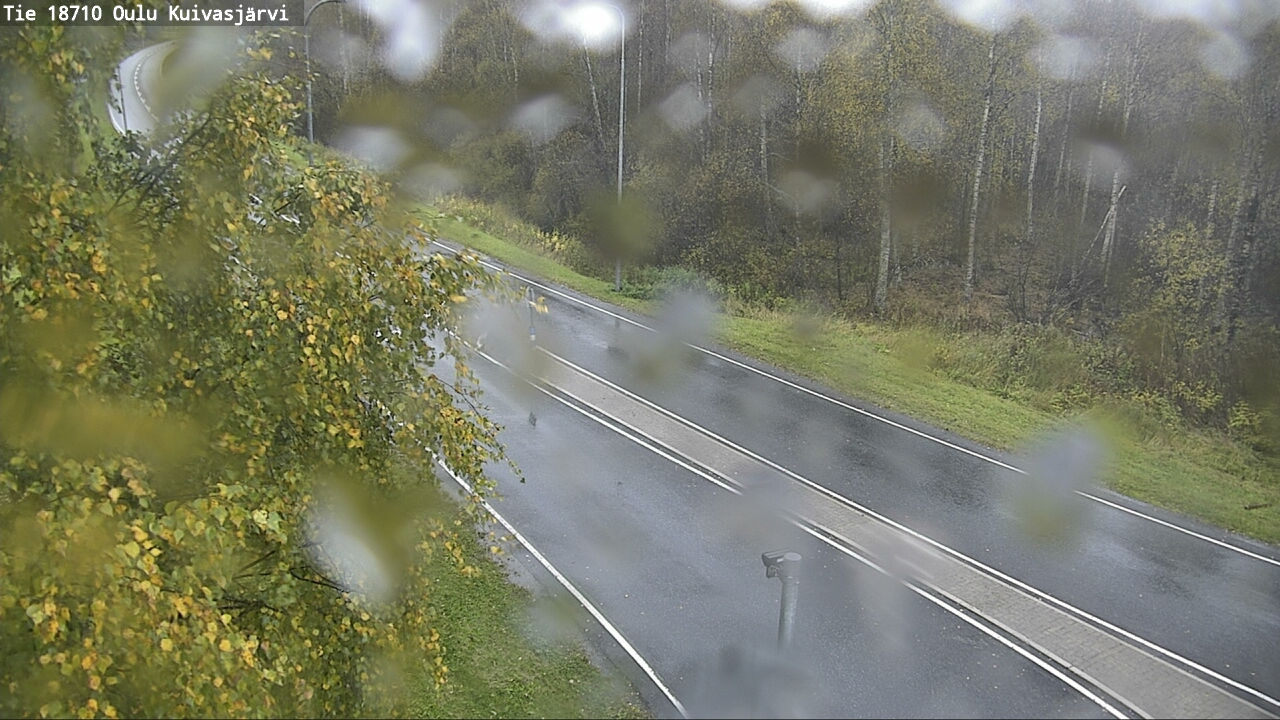 Weather Camera Image road 18710 Oulu Kuivasjärvi, Oulu, Pohjois-Pohjanmaa
