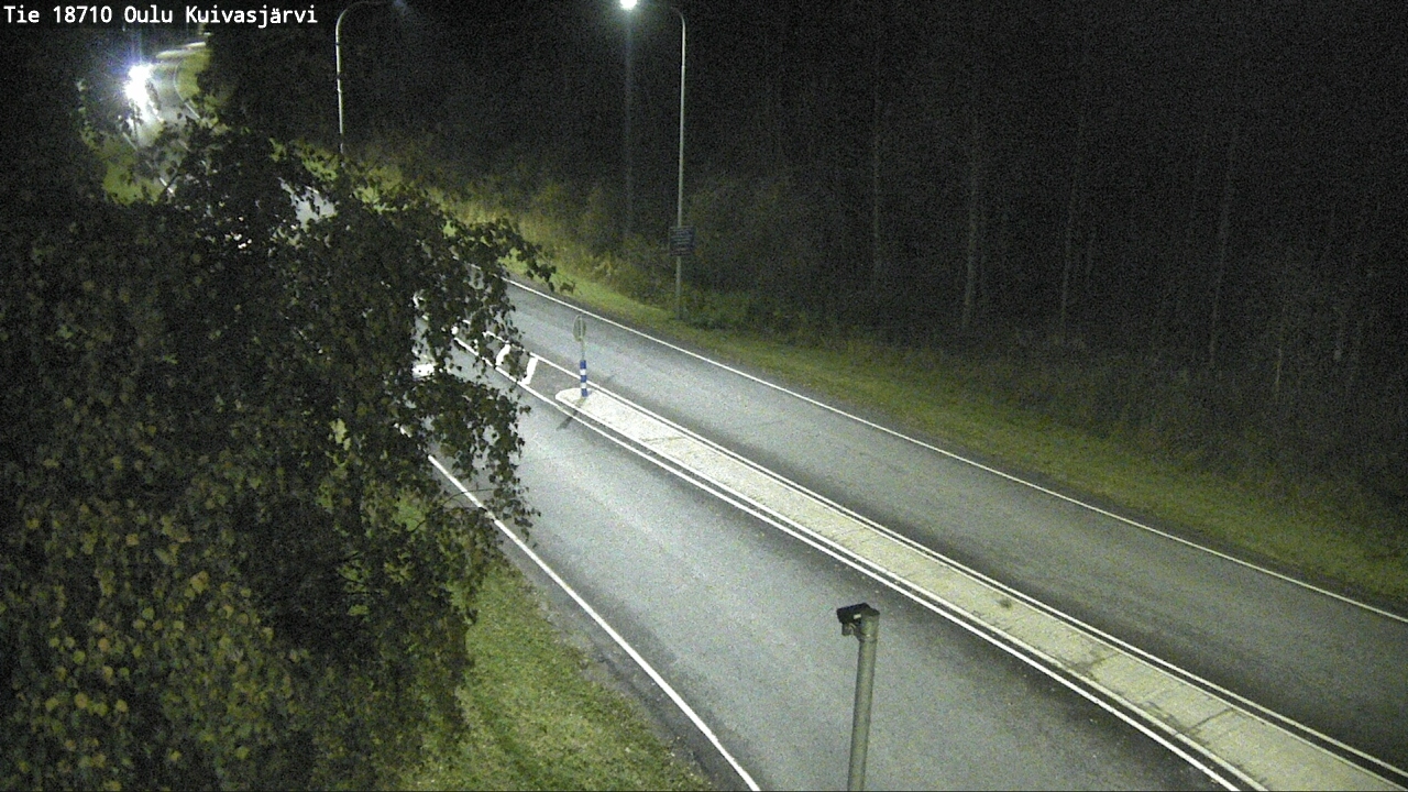 Weather Camera Image road 18710 Oulu Kuivasjärvi, Oulu, Pohjois-Pohjanmaa