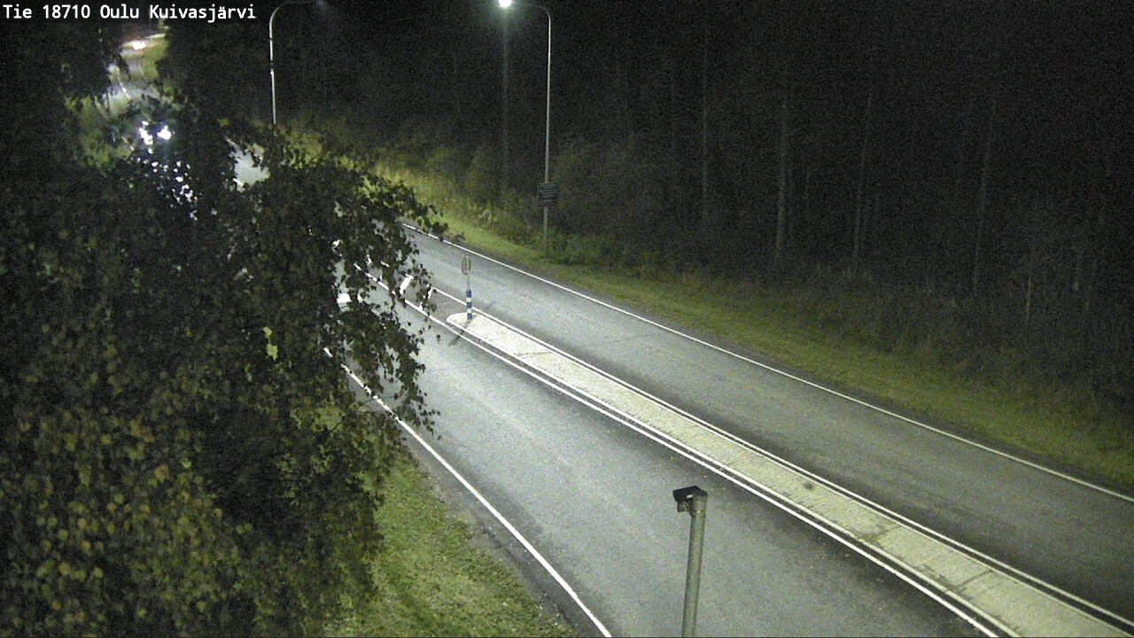 Weather Camera Image road 18710 Oulu Kuivasjärvi, Oulu, Pohjois-Pohjanmaa