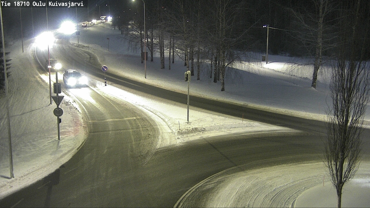 Weather Camera Image road 18710 Oulu Kuivasjärvi, Oulu, Pohjois-Pohjanmaa
