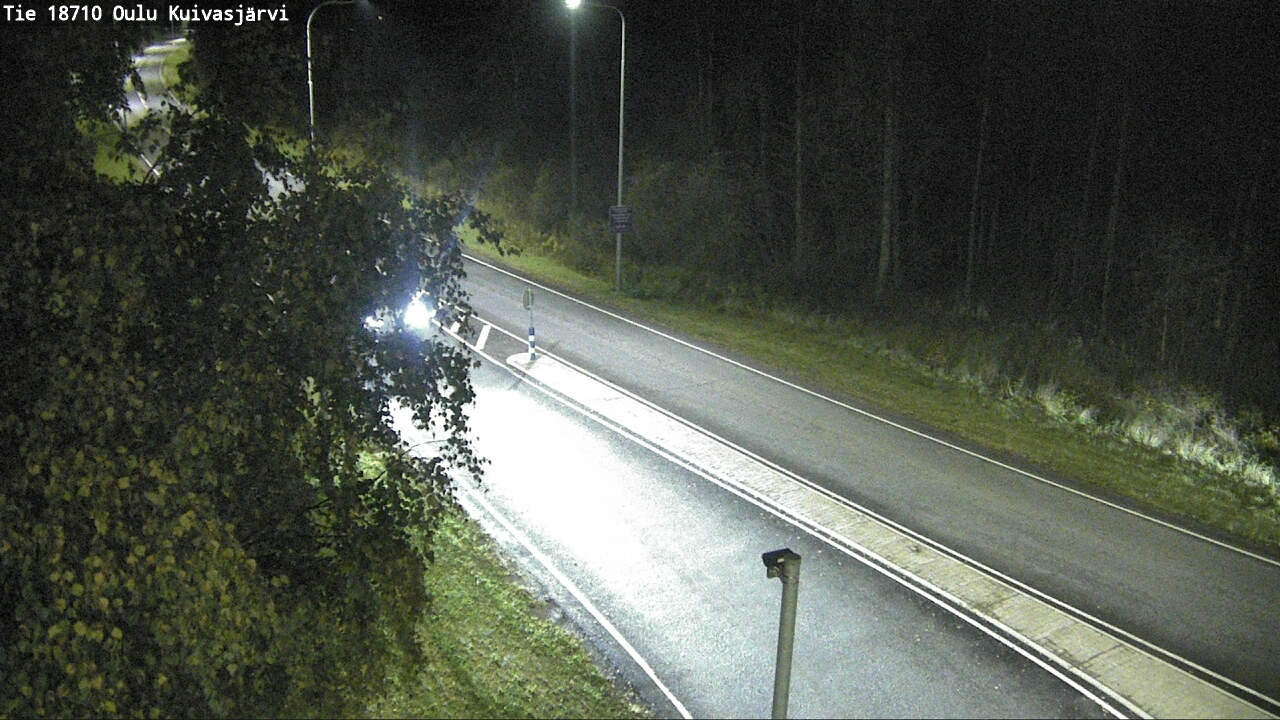Weather Camera Image road 18710 Oulu Kuivasjärvi, Oulu, Pohjois-Pohjanmaa