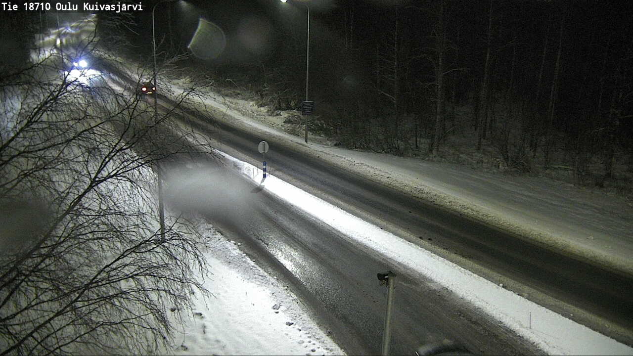 Weather Camera Image road 18710 Oulu Kuivasjärvi, Oulu, Pohjois-Pohjanmaa