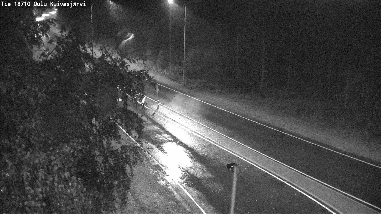 Weather Camera Image road 18710 Oulu Kuivasjärvi, Oulu, Pohjois-Pohjanmaa
