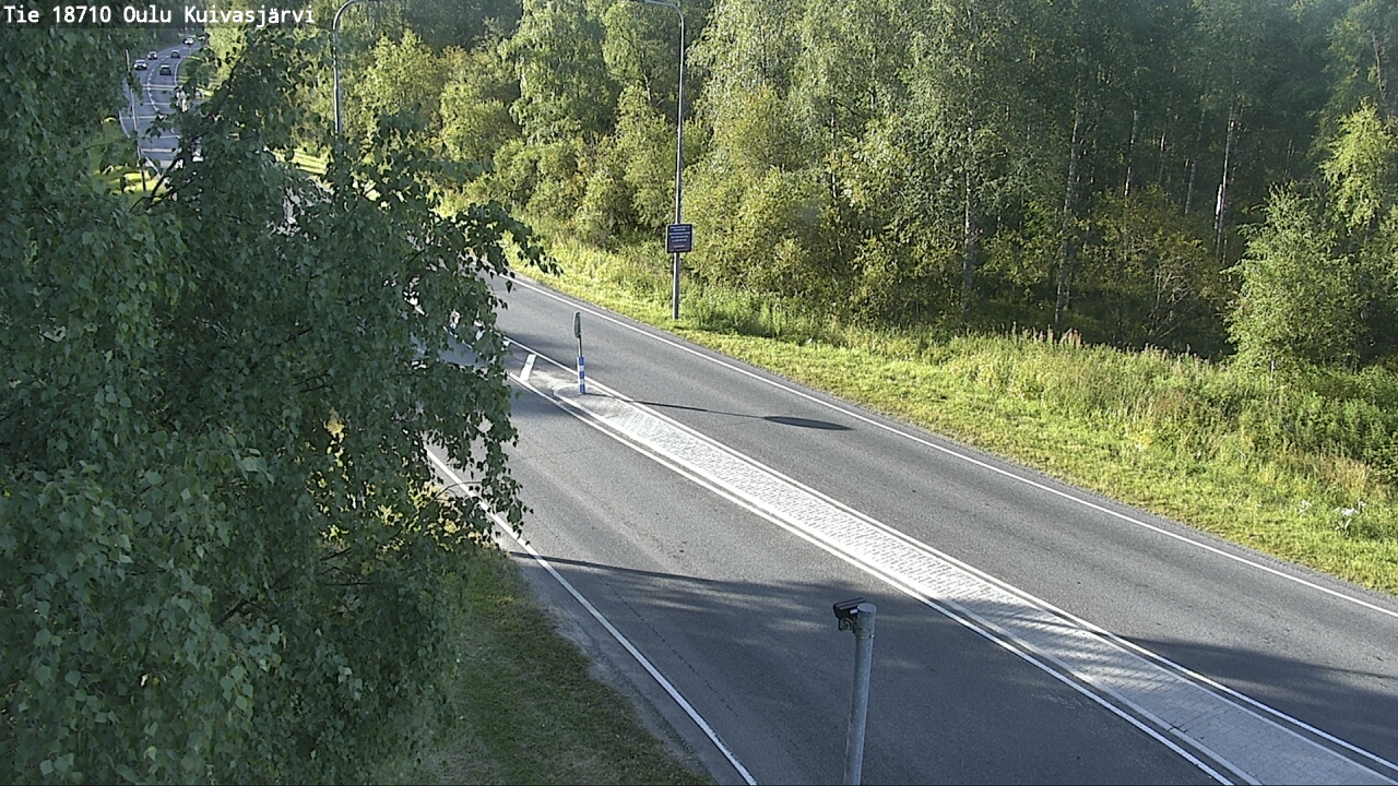 Weather Camera Image road 18710 Oulu Kuivasjärvi, Oulu, Pohjois-Pohjanmaa