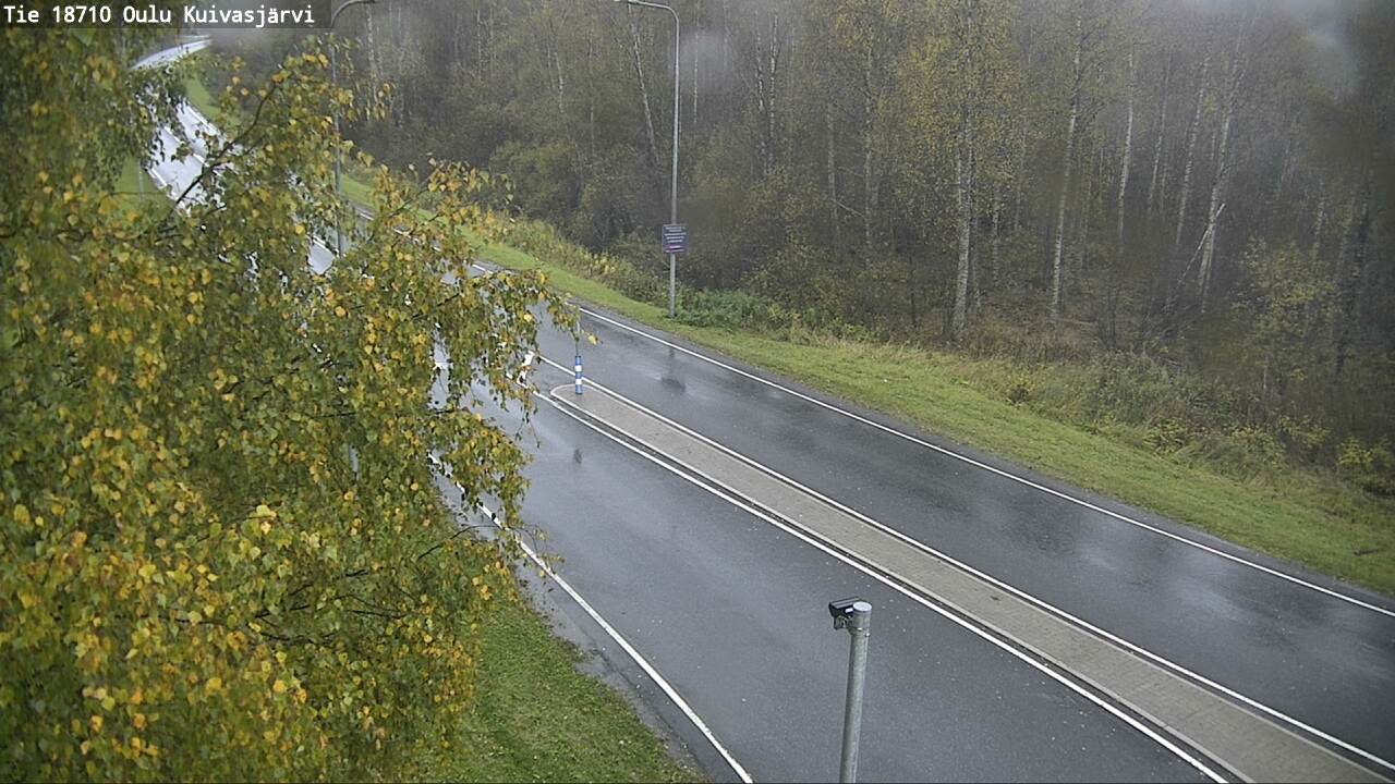 Weather Camera Image road 18710 Oulu Kuivasjärvi, Oulu, Pohjois-Pohjanmaa