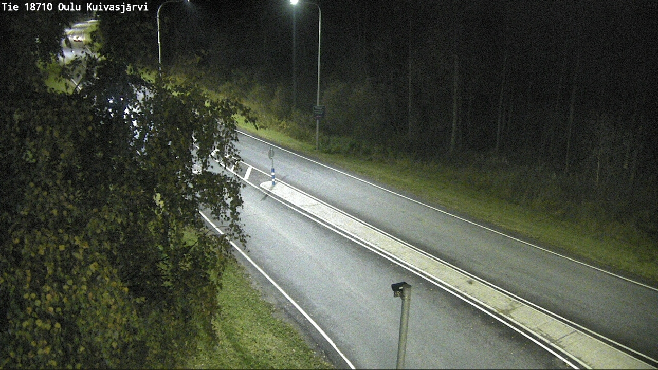 Weather Camera Image road 18710 Oulu Kuivasjärvi, Oulu, Pohjois-Pohjanmaa