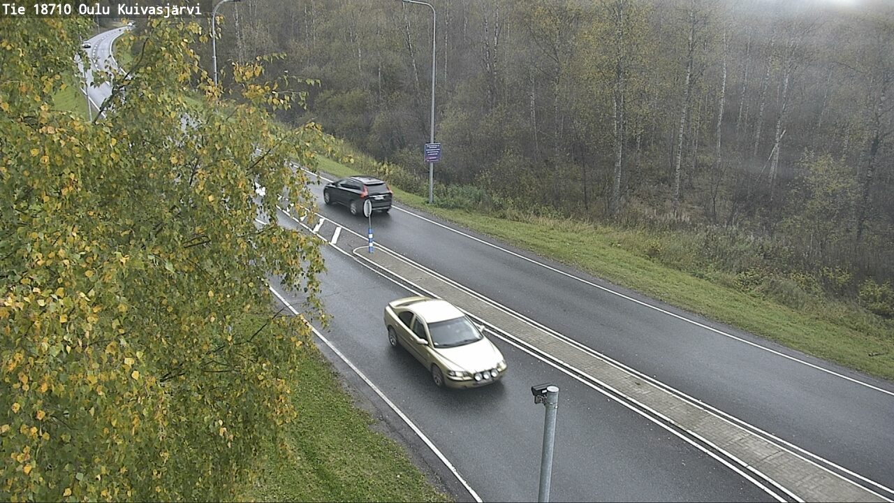 Weather Camera Image road 18710 Oulu Kuivasjärvi, Oulu, Pohjois-Pohjanmaa