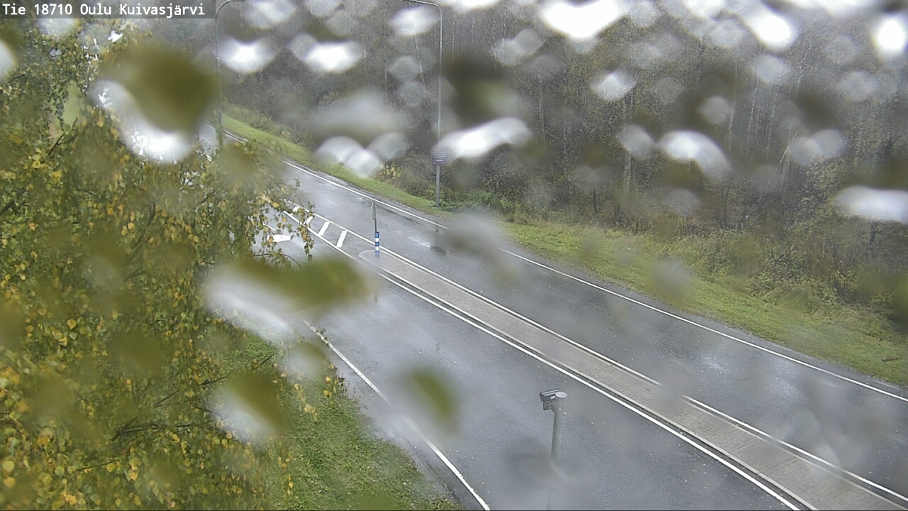 Weather Camera Image road 18710 Oulu Kuivasjärvi, Oulu, Pohjois-Pohjanmaa