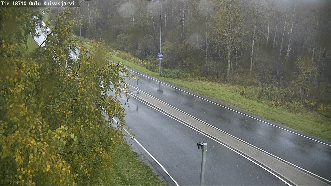 Weather Camera Image road 18710 Oulu Kuivasjärvi, Oulu, Pohjois-Pohjanmaa