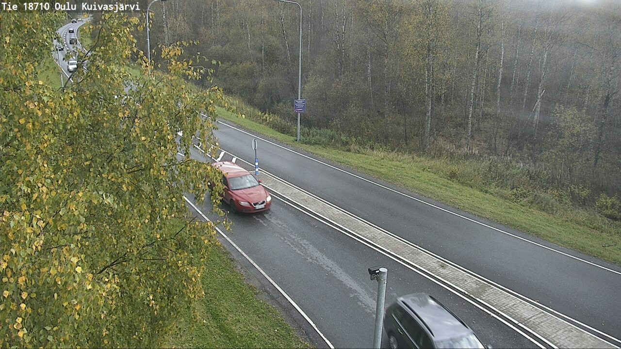 Weather Camera Image road 18710 Oulu Kuivasjärvi, Oulu, Pohjois-Pohjanmaa