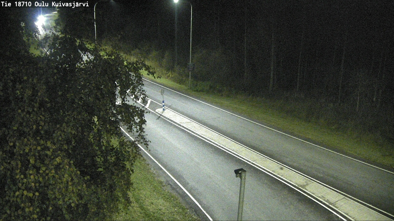 Weather Camera Image road 18710 Oulu Kuivasjärvi, Oulu, Pohjois-Pohjanmaa