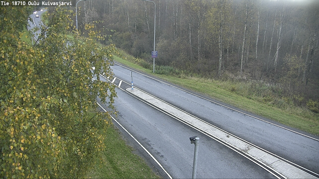Weather Camera Image road 18710 Oulu Kuivasjärvi, Oulu, Pohjois-Pohjanmaa