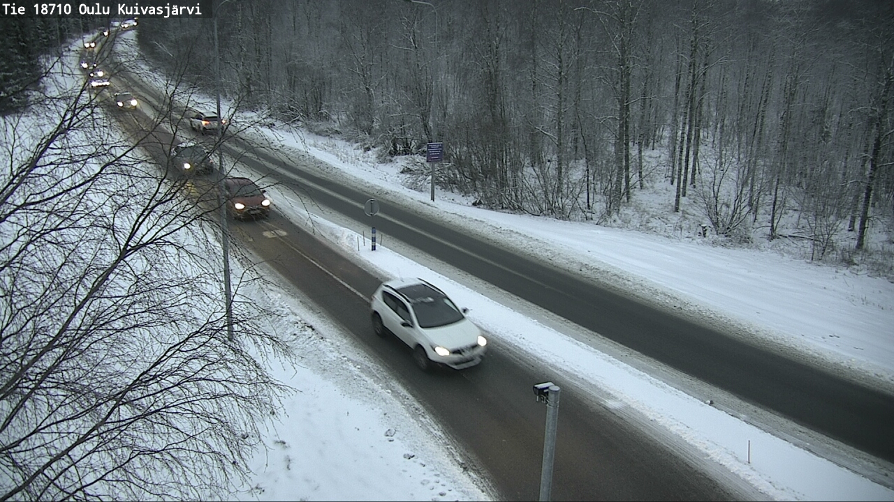 Weather Camera Image road 18710 Oulu Kuivasjärvi, Oulu, Pohjois-Pohjanmaa
