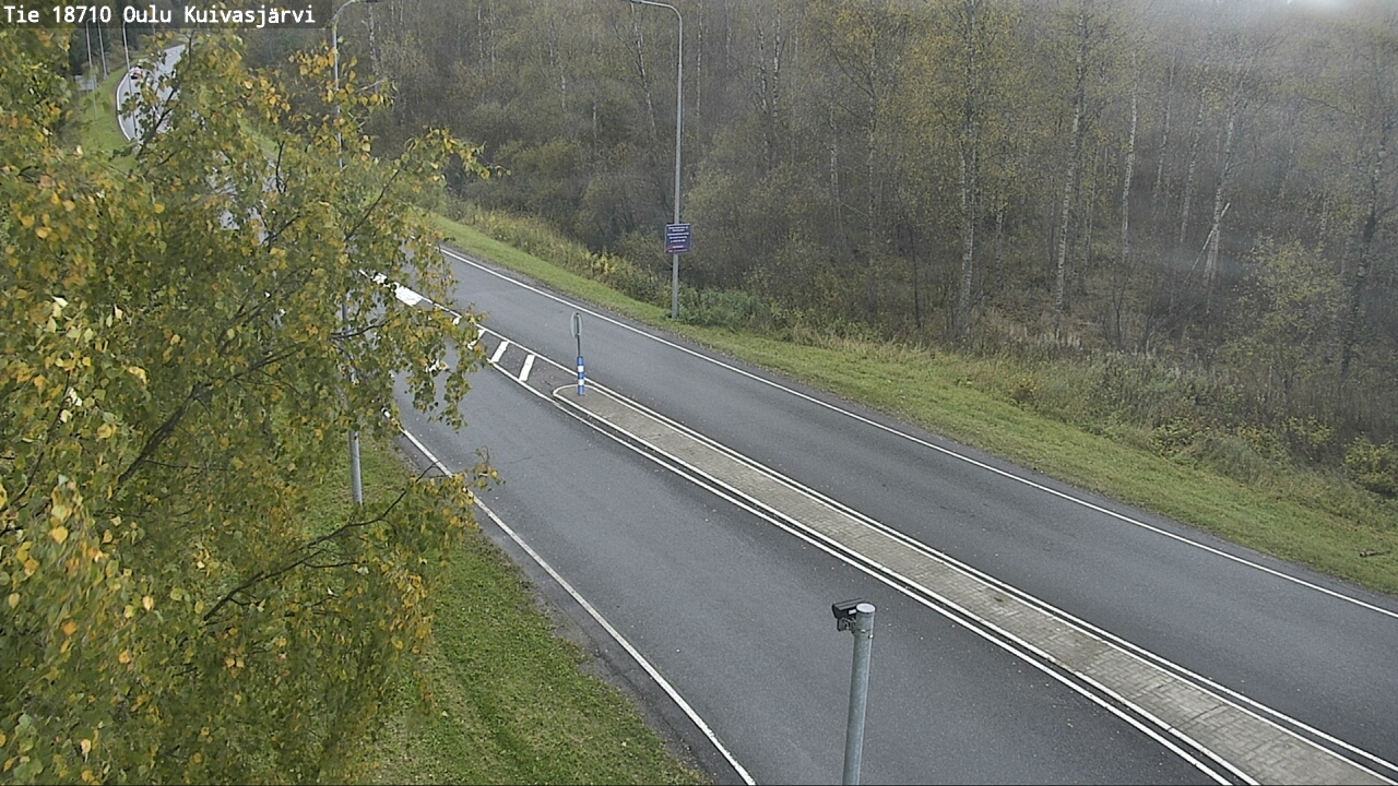 Weather Camera Image road 18710 Oulu Kuivasjärvi, Oulu, Pohjois-Pohjanmaa