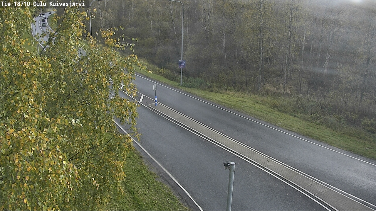 Weather Camera Image road 18710 Oulu Kuivasjärvi, Oulu, Pohjois-Pohjanmaa