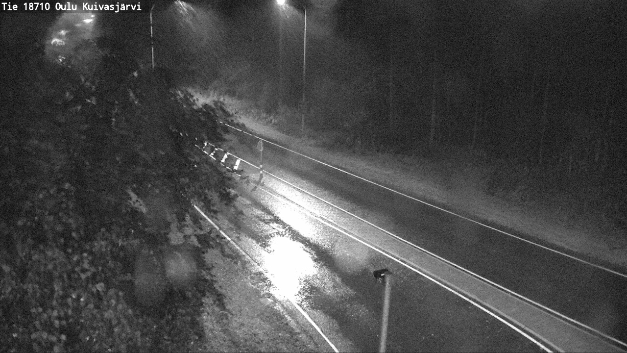 Weather Camera Image road 18710 Oulu Kuivasjärvi, Oulu, Pohjois-Pohjanmaa