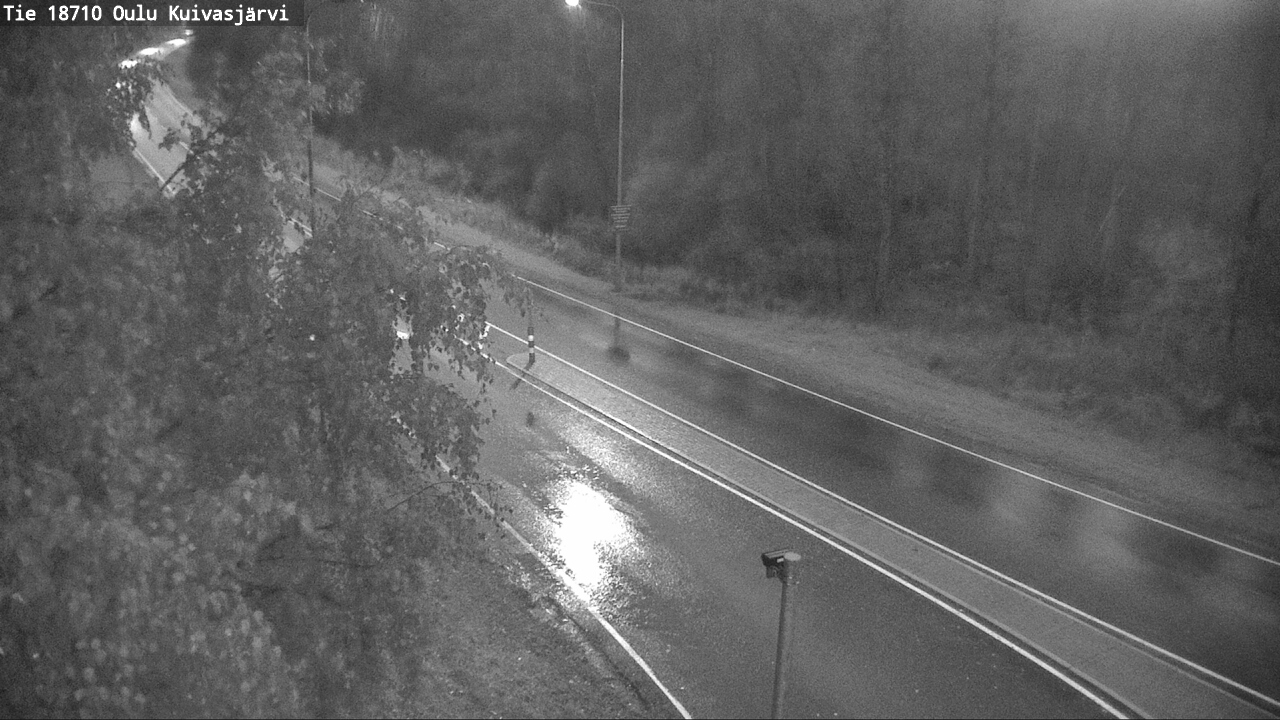 Weather Camera Image road 18710 Oulu Kuivasjärvi, Oulu, Pohjois-Pohjanmaa
