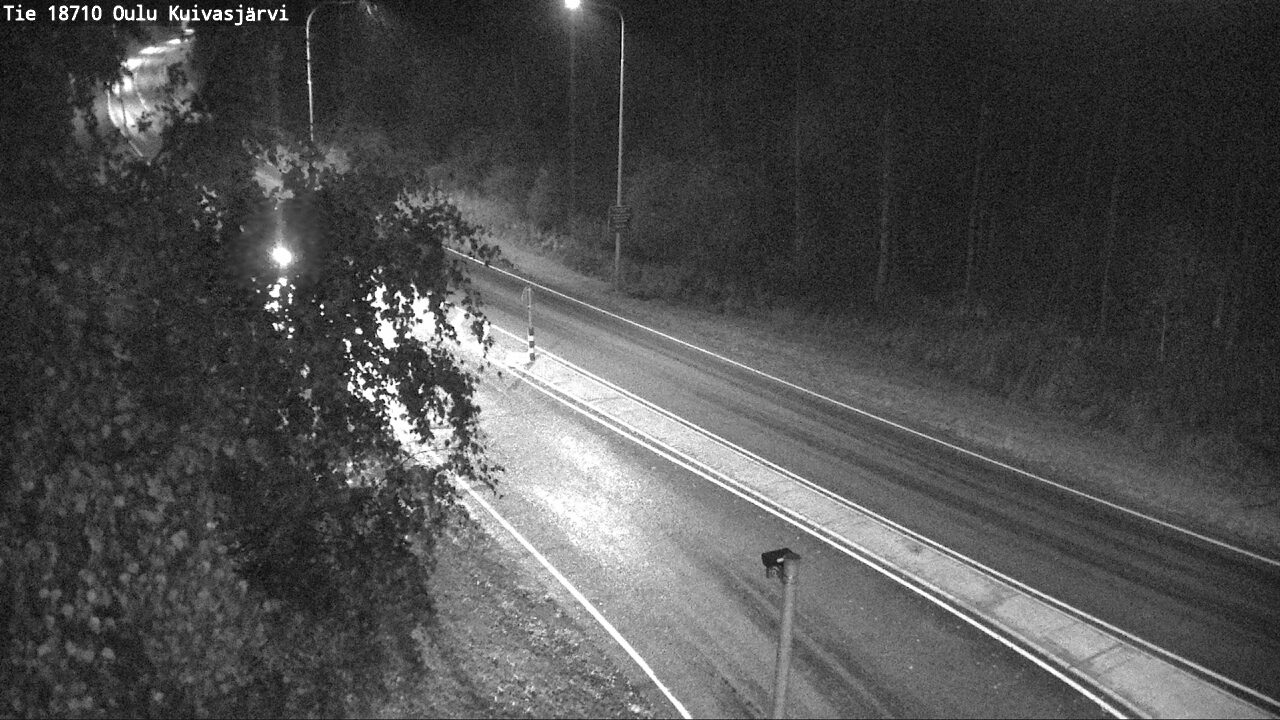 Weather Camera Image road 18710 Oulu Kuivasjärvi, Oulu, Pohjois-Pohjanmaa