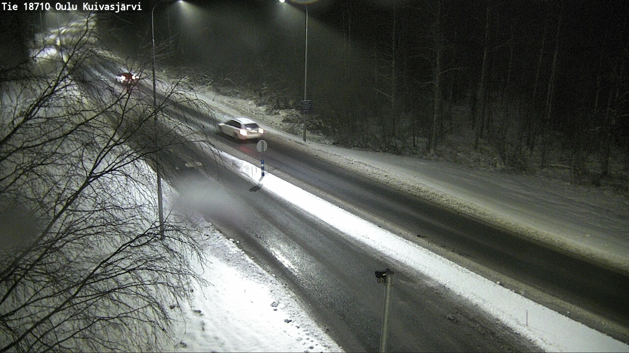 Weather Camera Image road 18710 Oulu Kuivasjärvi, Oulu, Pohjois-Pohjanmaa