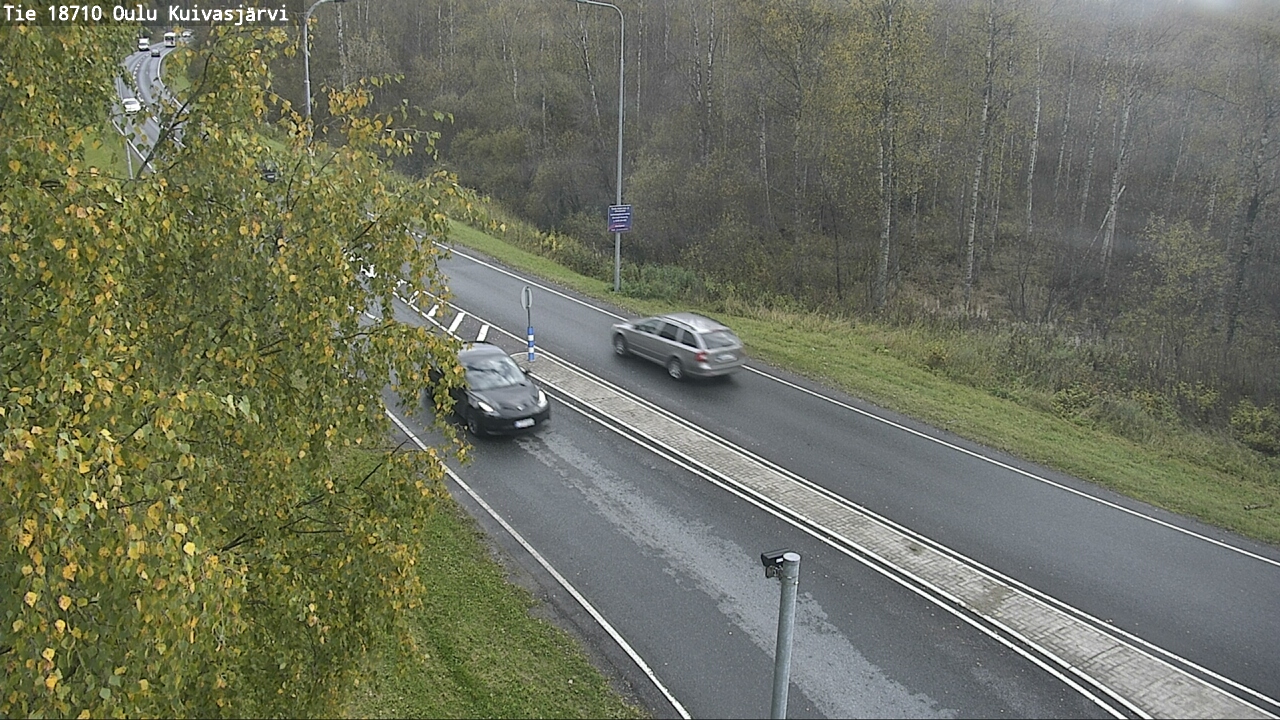 Weather Camera Image road 18710 Oulu Kuivasjärvi, Oulu, Pohjois-Pohjanmaa