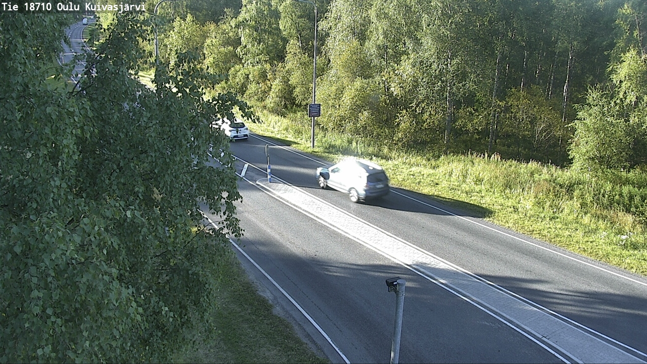 Weather Camera Image road 18710 Oulu Kuivasjärvi, Oulu, Pohjois-Pohjanmaa