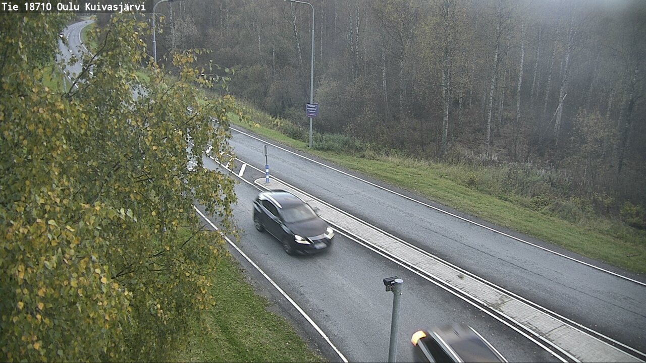 Weather Camera Image road 18710 Oulu Kuivasjärvi, Oulu, Pohjois-Pohjanmaa
