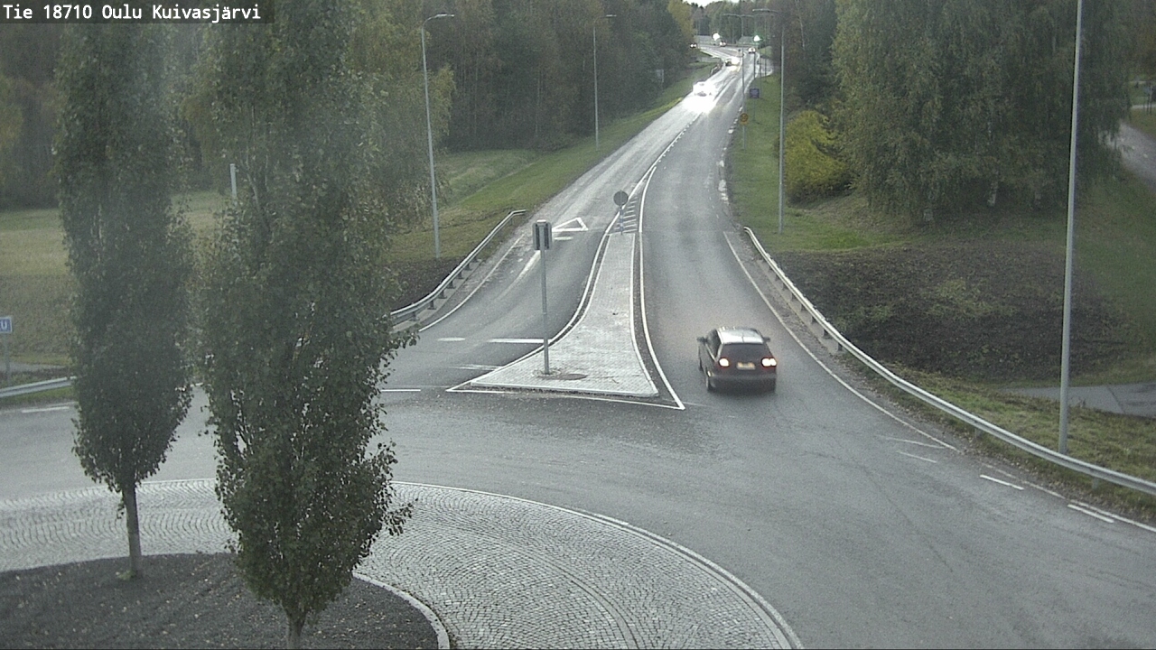 Weather Camera Image väg 18710 Oulu Kuivasjärvi, Oulu, Pohjois-Pohjanmaa