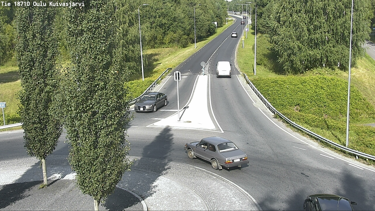 Weather Camera Image väg 18710 Oulu Kuivasjärvi, Oulu, Pohjois-Pohjanmaa