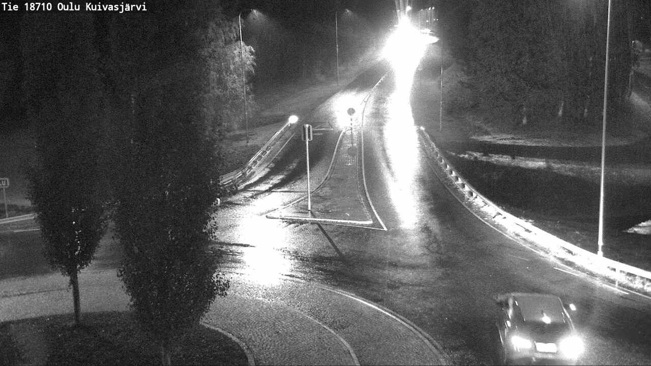 Weather Camera Image väg 18710 Oulu Kuivasjärvi, Oulu, Pohjois-Pohjanmaa