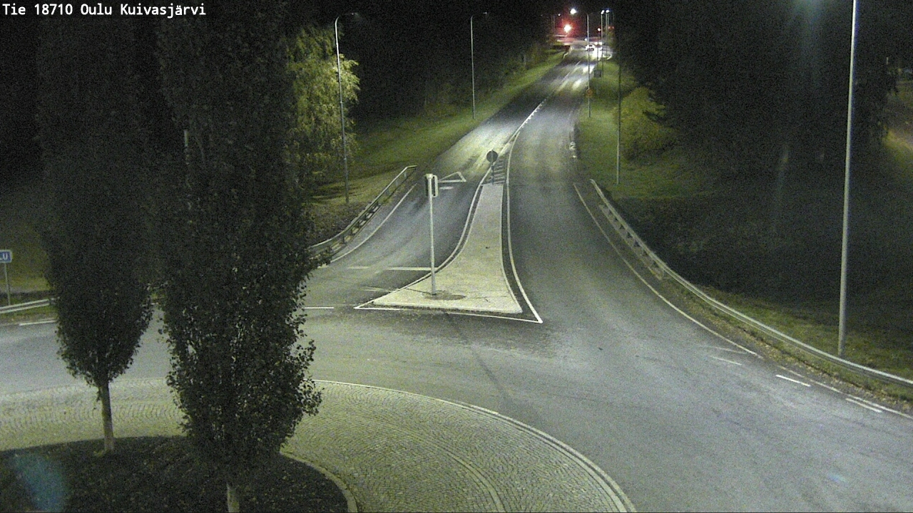Weather Camera Image väg 18710 Oulu Kuivasjärvi, Oulu, Pohjois-Pohjanmaa