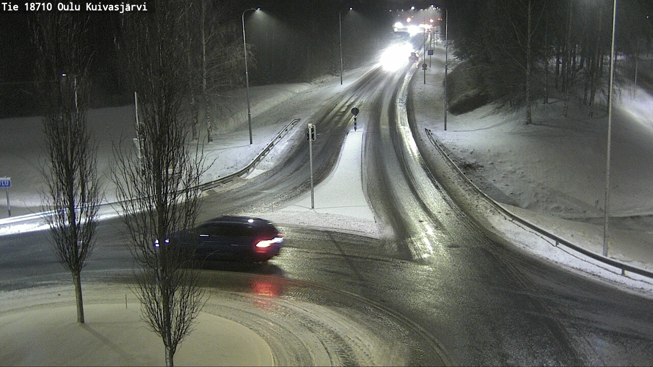 Weather Camera Image road 18710 Oulu Kuivasjärvi, Oulu, Pohjois-Pohjanmaa