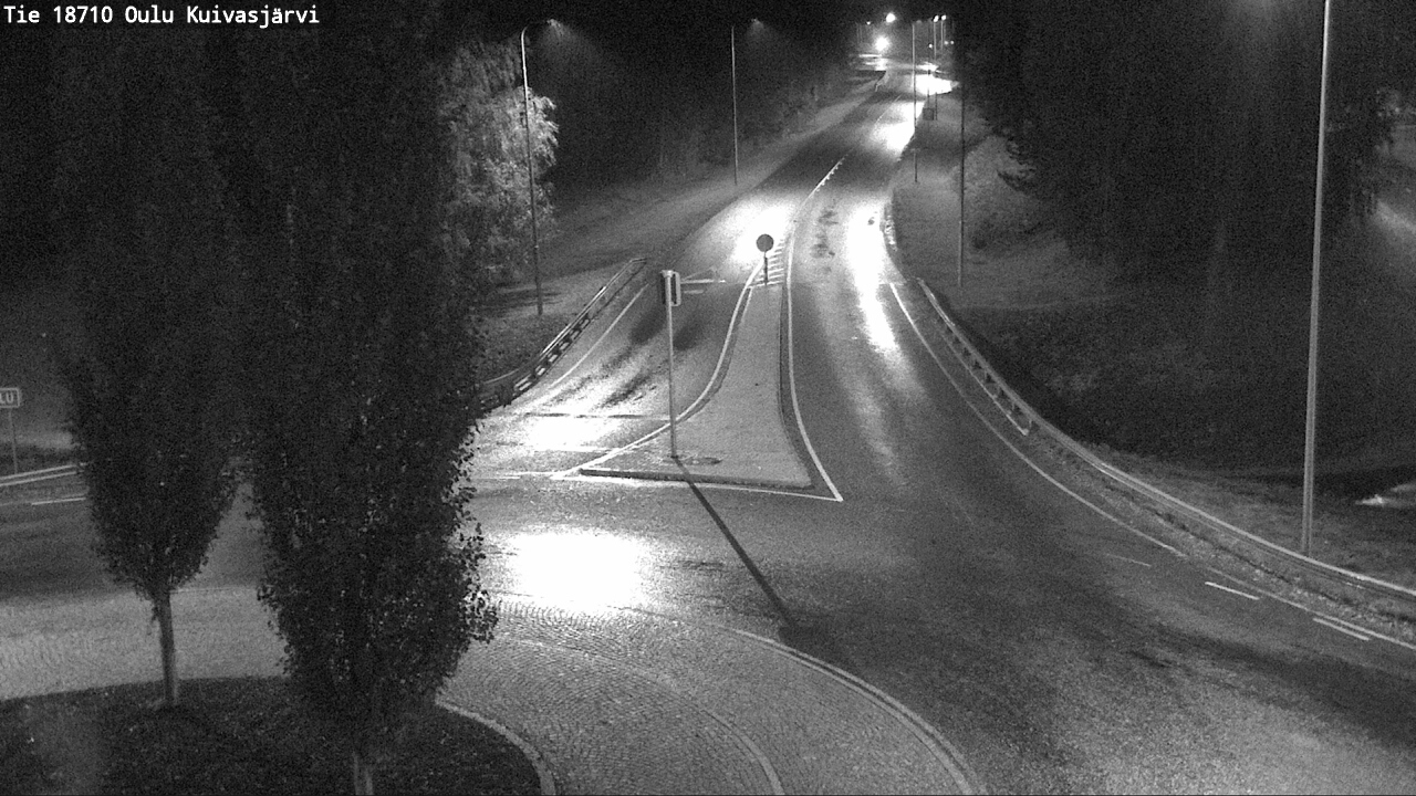 Weather Camera Image väg 18710 Oulu Kuivasjärvi, Oulu, Pohjois-Pohjanmaa