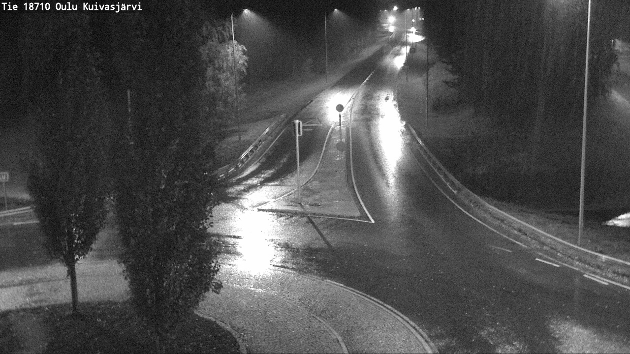 Weather Camera Image väg 18710 Oulu Kuivasjärvi, Oulu, Pohjois-Pohjanmaa