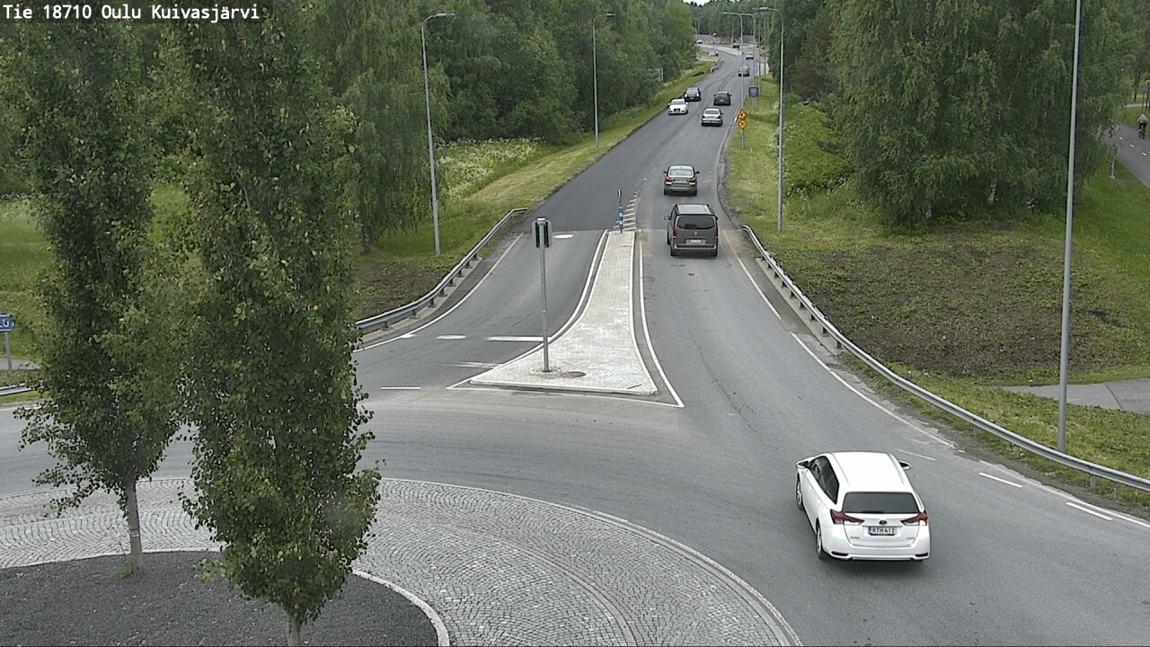 Weather Camera Image road 18710 Oulu Kuivasjärvi, Oulu, Pohjois-Pohjanmaa